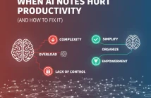 AI notes productivity