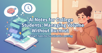 AI Notes College organization
