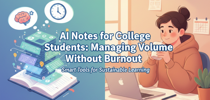 AI Notes College organization