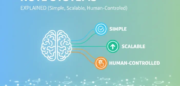 AI Workflow Note Systems Explained (Simple, Scalable, Human-Controlled)